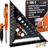 THORVALD 6-in-1 Carpenter Square 7 inch (1/16" Precision) T Square