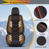 Unbranded Deluxe PU Leather Car Seat Cover Full Set Protector