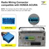 Aftermarket Radio Wiring Adapter Compatible with Honda 1998-2011/Acura 1999-2008/Suzuki 2002-2013,
