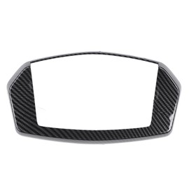 KLLJRFW Motorcycle Decorative Cover Cap Shell Panel Guard Protector Accessories Motorcycle Dashboard Frame Carbon Fibre Pattern Panel Guard Bezel for NMAX 125 155 2020 to 2024