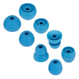 Replacement Eartips Silicone Ear Buds Tips Compatible with Powerbeats Pro Beats Wireless Earphone Headphones，4 Pairs（Blue）