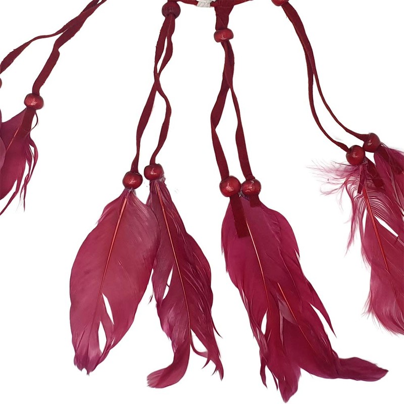 VIE Naturals Tree Of Life Dream Catcher 9 Cm (RED)