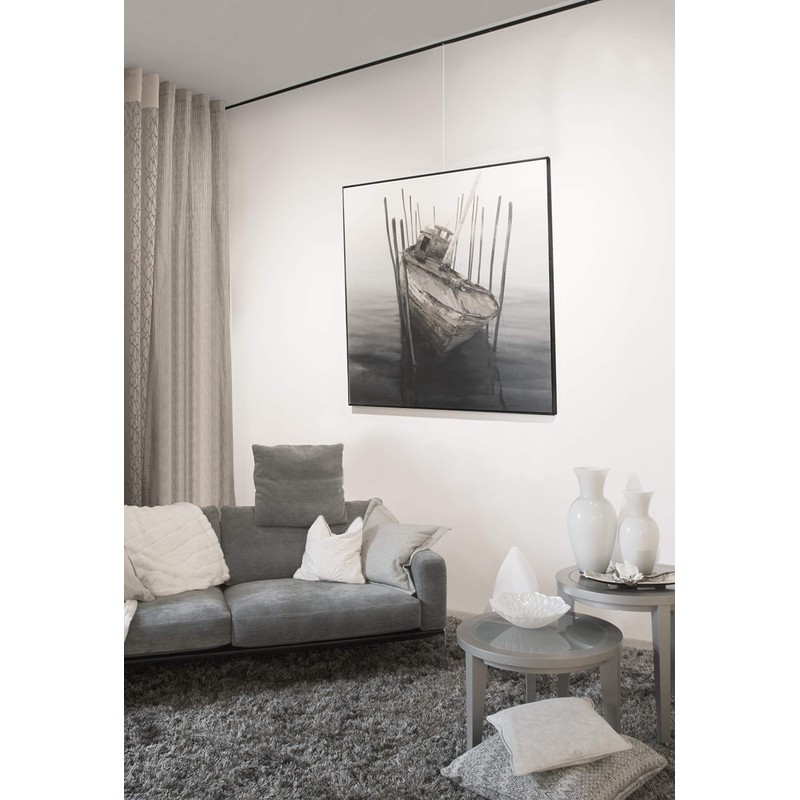 STAS picture hanging (ceiling) system: STAS u-rail white 150 cm