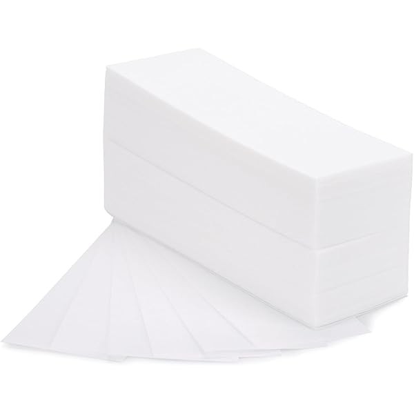 200 Pieces Large Non Woven Wax Strips 7.5 x 2.6