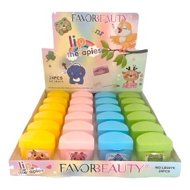 Bálsamo Hidratante Labios Frutales Forma Vaselina 24pz