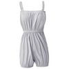 Lovdaswi Mameluco ligero para mujer y niña, Pantalones cortos gris,