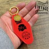 Blue Vogue Biker Motorcycle Harley American Casual Vintage Motel Key