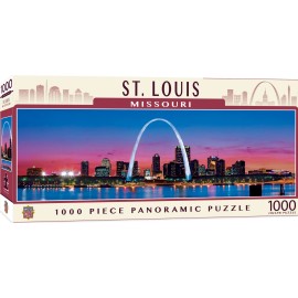 MasterPieces - St. Louis, Missouri 1000 Piece Panoramic Jigsaw Puzzle