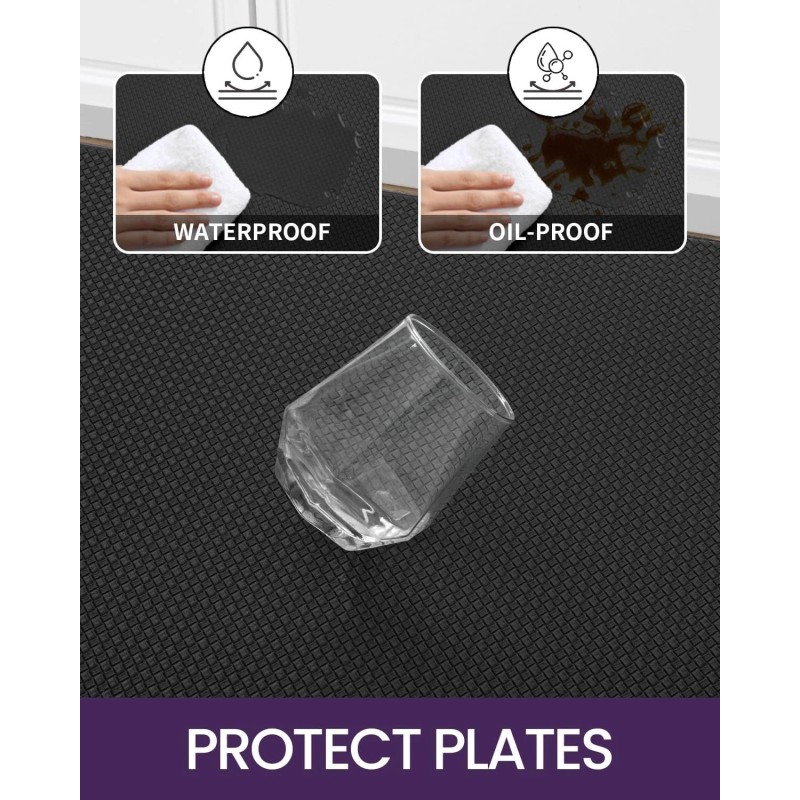 DEXI Kitchen Floor Mats Cushioned Anti Fatigue,17x59, Standing Runner Rug