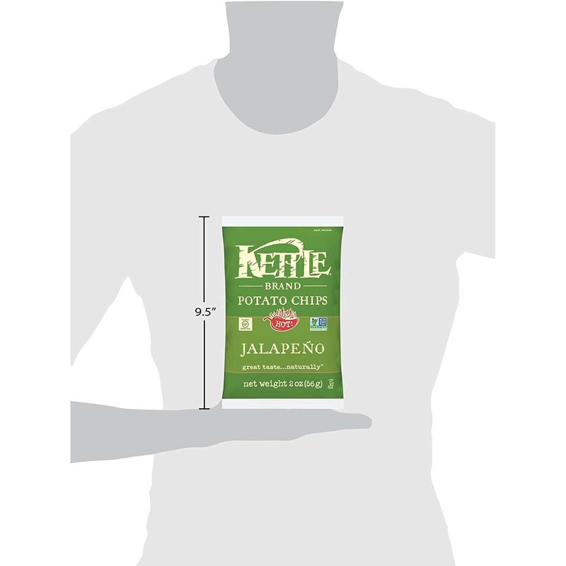 Kettle Brand Jalapeno Chips, 2-ounces (Pack of24)
