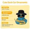 wonuu Car Dashboard Ducks, Saxophone Decor Rubber Duck Car Ornaments