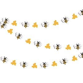 Fjgyjt 1 Pcs Bee Banner for Bee Themed Party Birthday Holiday Party Decoration Reusable Bee Banner Decoration