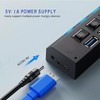 KANCOKIT 7 Ports USB 3.0 Hub for PC, Powered Splitter