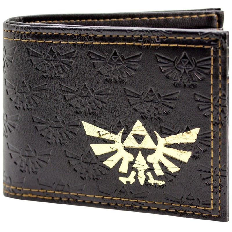 Link's Awakening Legend of Zelda Embossed Golden Triforce Artifact Wallet
