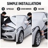 Universal Car Windshield Snow Cover for SUV and Sedan, Waterproof