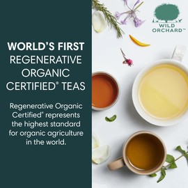 Wild Orchard Premium Green Tea - 100% Regenerative Organic Certified - Early Harvest (After Rain) - Sustainably & Regeneratively Cultivated on Jeju Island in South Korea - Loose Leaf Green Tea