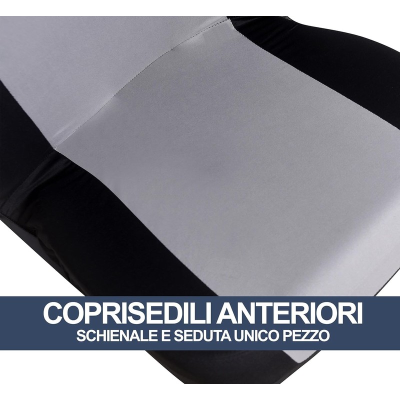 Auto Accessori Lupex Universal Seat Covers Set LS10 Blue Front