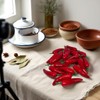 Ssmmam 20 peperoncini artificiali, verdure realistiche in plastica rossa per