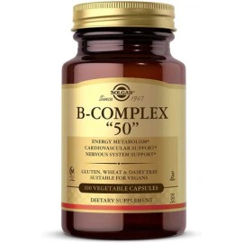 Vitamina B Complex 50 Solgar 100 Capsulas Sabor Neutro
