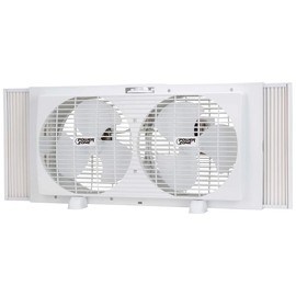 FAN WINDOW TWIN 9IN