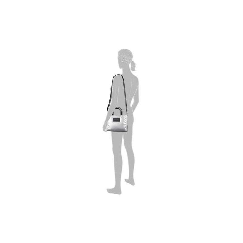 TOM TAILOR Women's Patti Shopper, silver, Fashion