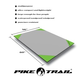 Pike Trail Pocket Beach Blanket (60 in X 56 in) – Lightweight Sand Proof Picnic Blanket, Compact Outdoor Blanket, Waterproof Pocket Blanket for Hiking, Camping, Picnics, Travel and Beach Trips