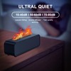 Colorful Flame Air Aroma Diffuser Humidifier, Dynamic Fire Flame Sound