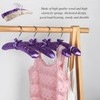 Wonafa 10 Pcs Satin Padded Hangers for Women Clothing, Sweater