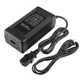 Cazxooy 48V 12AH 1.8-2.0A Electric Bike Motor Scooter Lead Acid Battery Adapter Power Charger Supply Cord 4 Feet (3 Holes Plug)