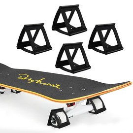 Taozoey Skateboard Accessories Rubber, Pack of 4 Rubber Skating Accessories, Trick Scooter Accessories, Skateboard Trainer Rubber, Longboard Accessories, Gifts for Skateboard Beginners