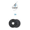 EVAYP 2 x activated carbon filters/suitable for Respekta MIZ 0058