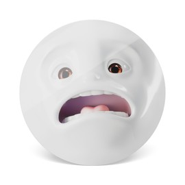 FIFTYEIGHT PRODUCTS / "Shocked" Trivet (Diameter 18.8 cm, White, Made in Germany)