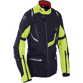 Oxford mens Montreal 3.0 Riding Jacket, Black/Hiviz, 4X-Large US