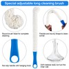 3 Pieces Decanter Cleaning Brush Flexible Bottle Scourer and 400