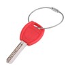 ZJchao 20 Unids/Bolsa Llaveros de Alambre de Acero Inoxidable Cable