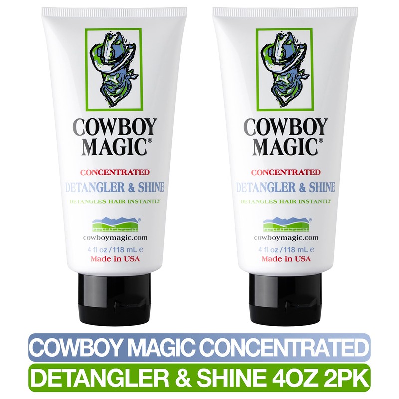 Cowboy Magic Detangler & Shine for Horse, 4 oz -