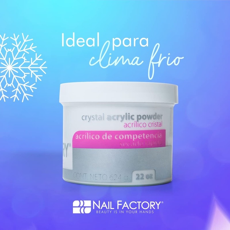 NAIL FACTORY - ACRILICO EN POLVO DE COMPETENCIA Para Construcción