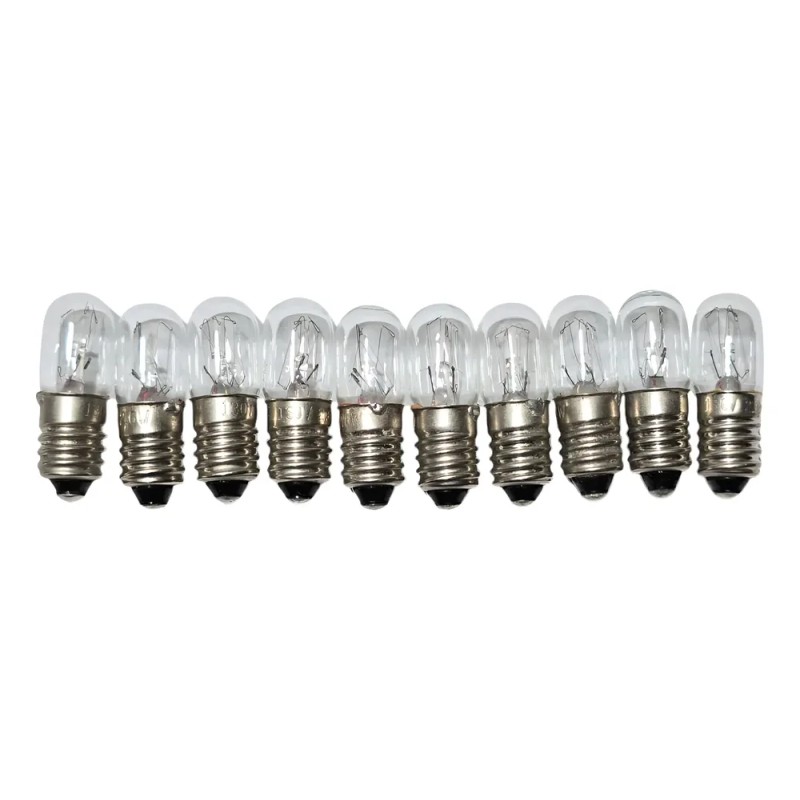 Foco E3013 130v 2.6w Rosca E10 10x28 10pz Facturamos