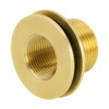 VARIOSAN Water Barrel Feed-through, 3 Pieces, Brass, incl. seal.