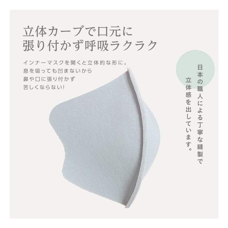 [IKplus] MA-69 3D Non-woven Fabric Mask Inner Mask for Skin