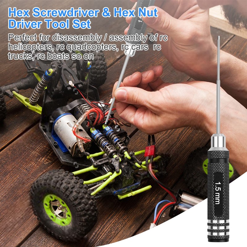 RC Hex Screwdriver Tool Set 16 Pcs Screwdrivers Kit 4