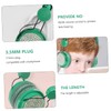 TEHAUX Rhinestone Dinosaur Headset with Mic Comfortable Over Ear Headphones