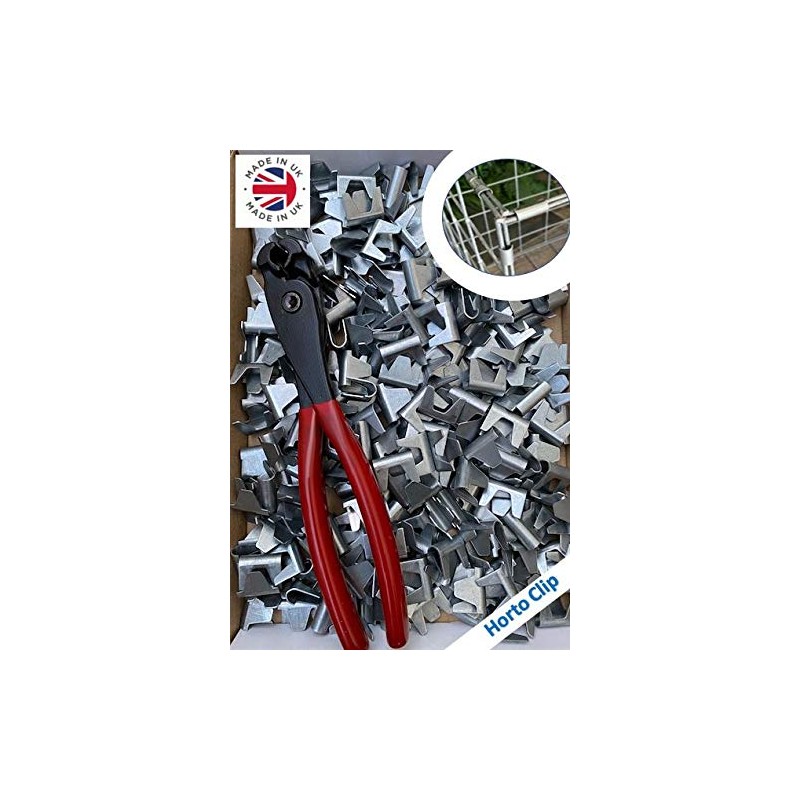 250 Large Wire Mesh Clips - Gabions, Cage making, Fencing,