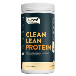 Nuzest Nuzest - Pea Protein Powder - Clean Lean Protein, Premium Vegan Plant Based Protein Powder, Dairy Free, Gluten Free, GMO Free, Protein Shake, Just Natural (UNFLAVORED), 40 Servings, 2.2 lb
