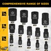 17-Piece Inverted E-Torx Socket Set - Impact Chrome Vanadium Steel