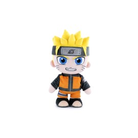 BARRADO Soft Toy of the Characters of Naruto 25cm, 9'84" - Naruto, Kakashi, Sasuke, Kurama, Naruto Six Path - Super Soft Quality (Naruto)