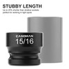 CASOMAN 1/2" Drive 15/16" Stubby Impact Socket Set, 6-Point, 1.1"