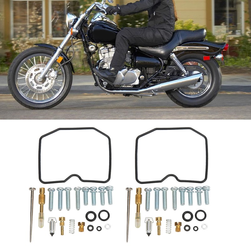 Motorcycle Carburetor Repair Gaskets Spring Kit Replacement for Vulcan 500