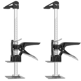 TOPROAD Labor-Saving Handle, 2 Pack 15.5 Inch Multifunctional Furniture Lifter Jacks, Height Adjustment Lifting Device for Wall Tile Positioning Aid, Cabinet Jack and Board Lift, Door Lifter Tool