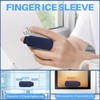 Finger Splint, Finger Brace Ice Pack For Index, Middle, Ring